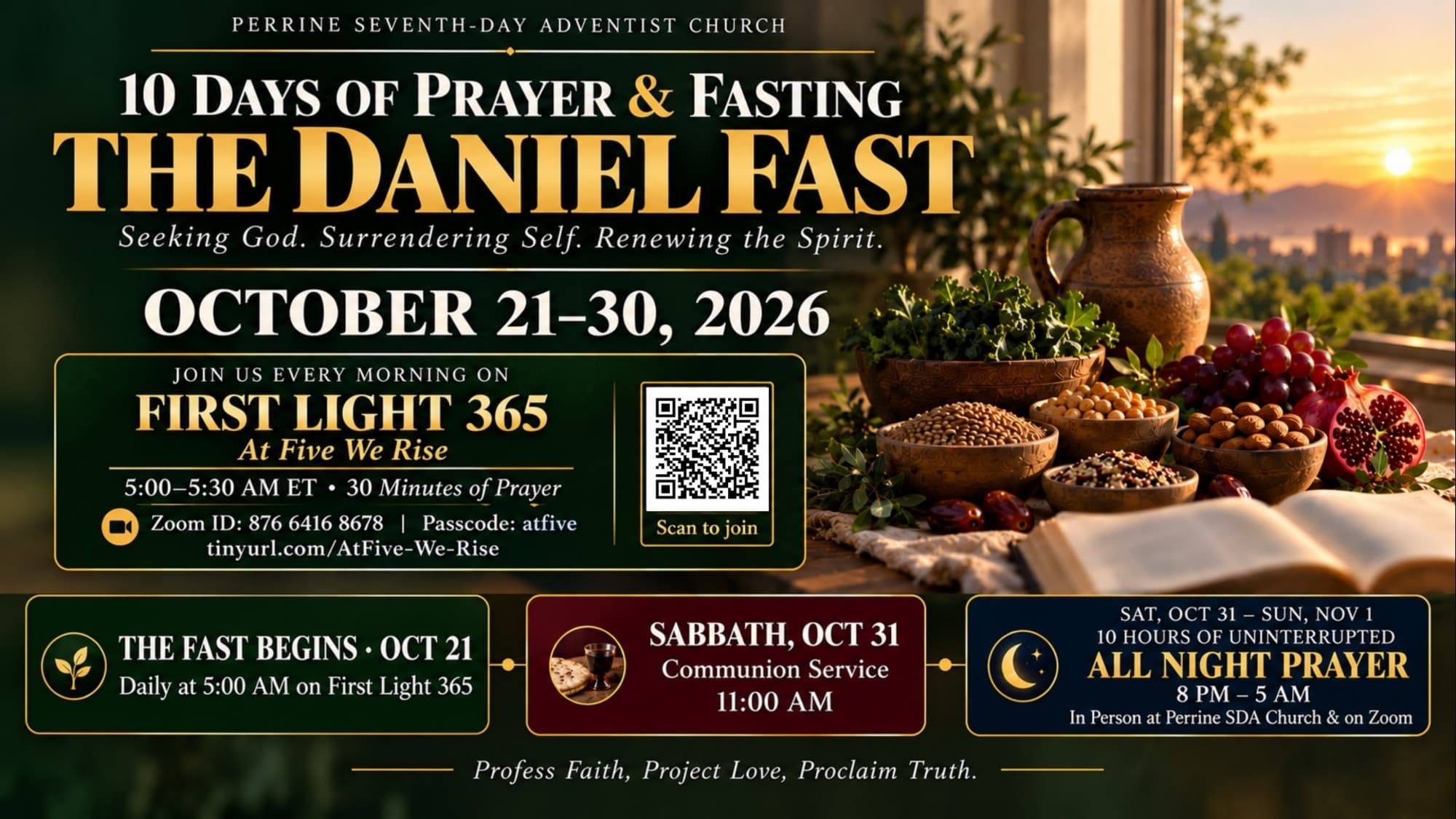 10 Days of Prayer & Fasting: The Daniel Fast